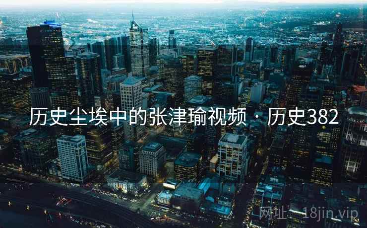 历史尘埃中的张津瑜视频 · 历史382